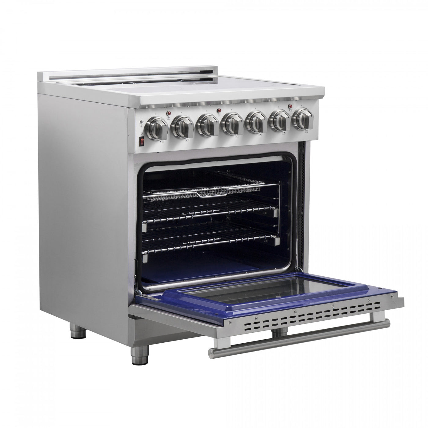 Forno Massimo 30" Stainless Steel Freestanding Electric Range With True Convection And Air Fry (4.32 Cu. Ft.) - FFSEL6020-30