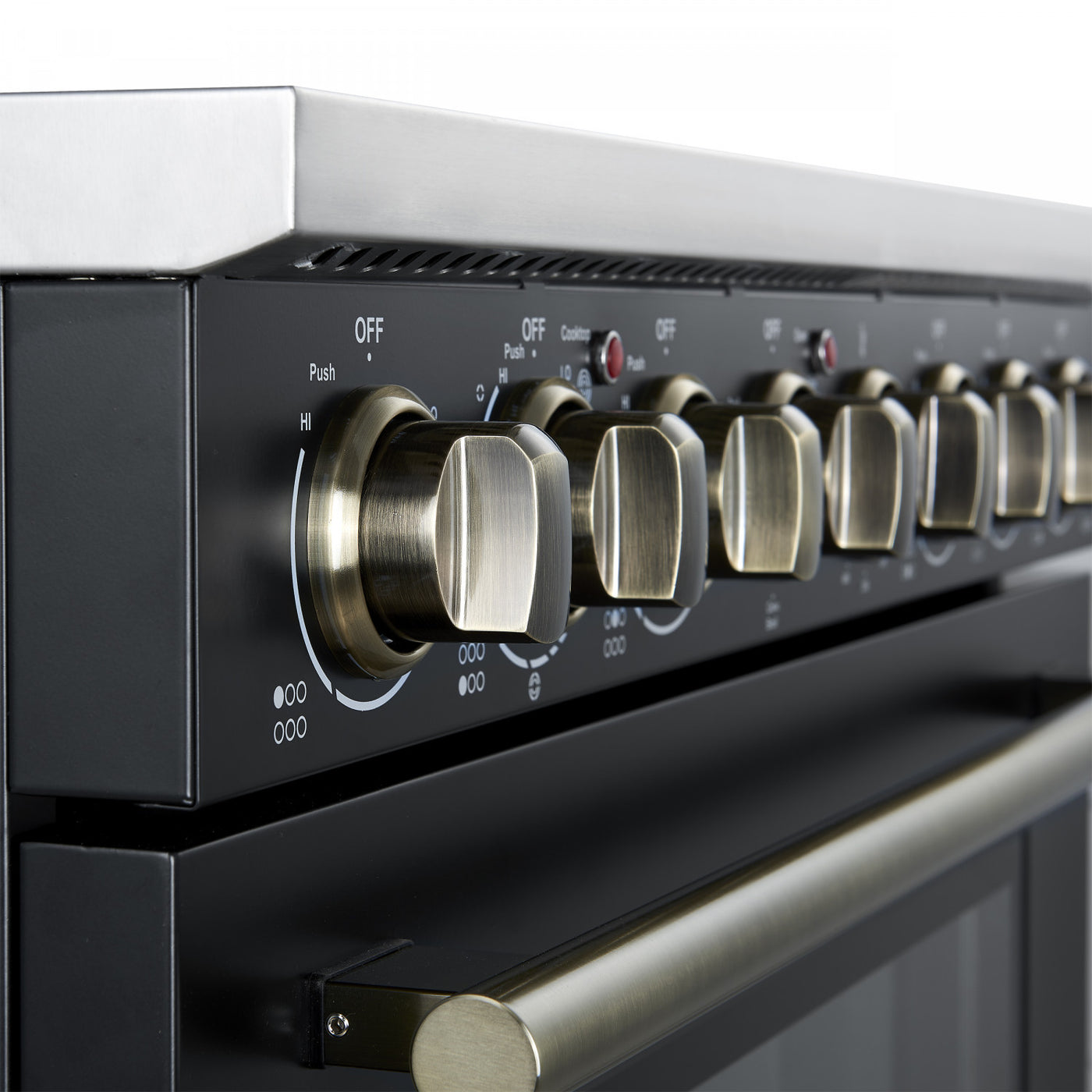 Forno Paolo 36" Black Freestanding Electric Range With True Convection (5.44 Cu. Ft.) - FFSEL6011-36BLK