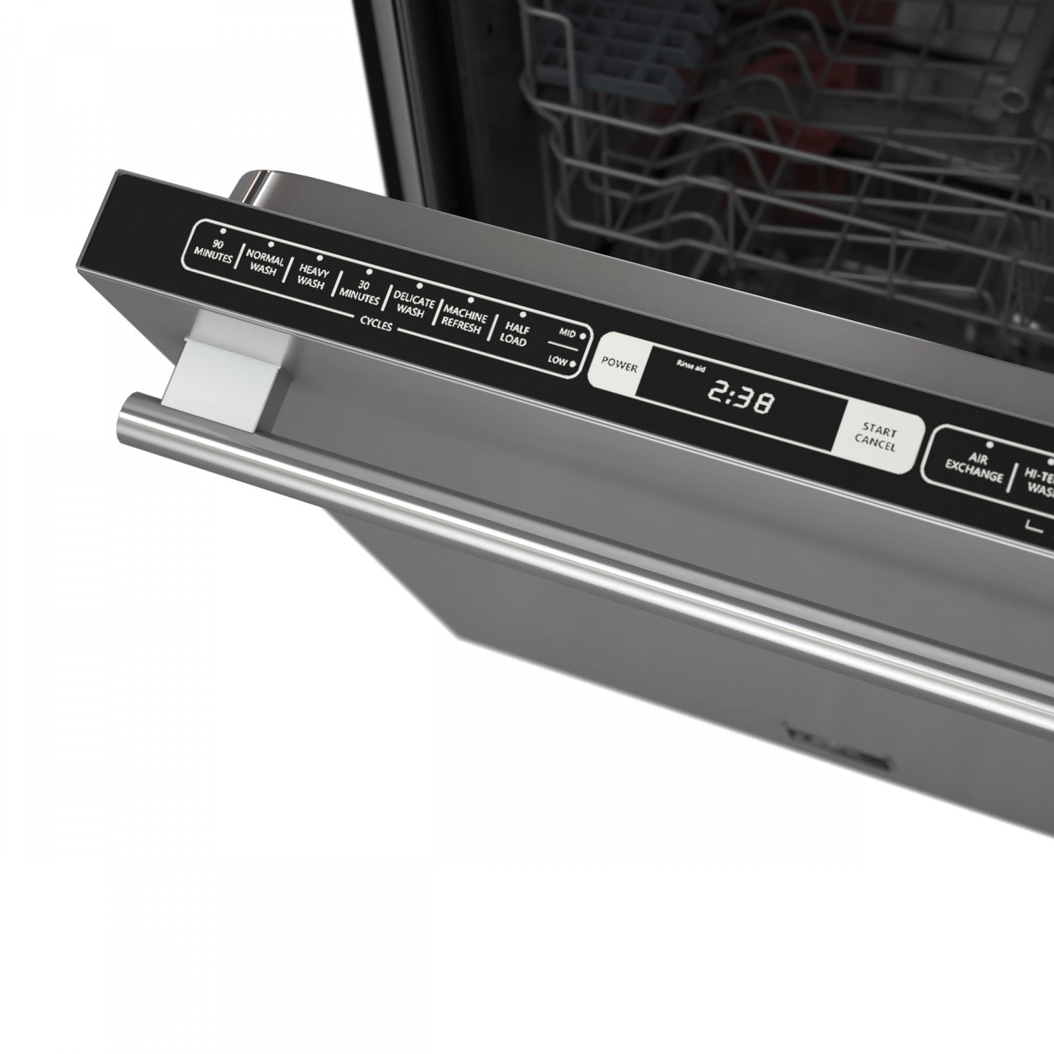 Forno Romano Stainless Steel Built-in Top Control Dishwasher (52 dBa) - FDWBI8035-24S