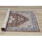 Macie Traditional Area Rug - Red Cream - 5' X 8'