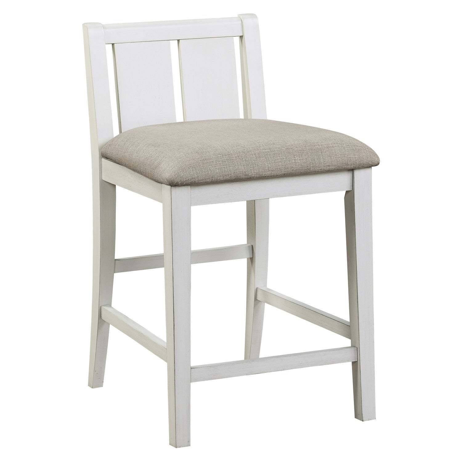 Giorno Counter-Height Dining Room Package - White/Grey - 3-Piece Set