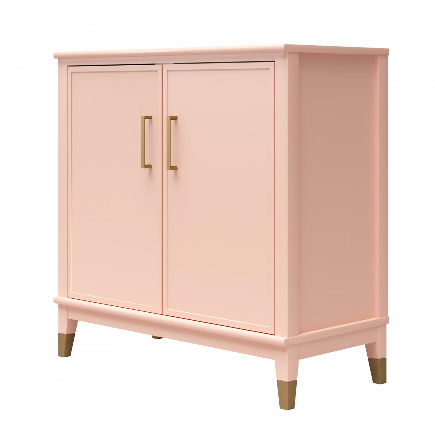 Westerleigh 2-Door Accent Cabinet - Pale Pink