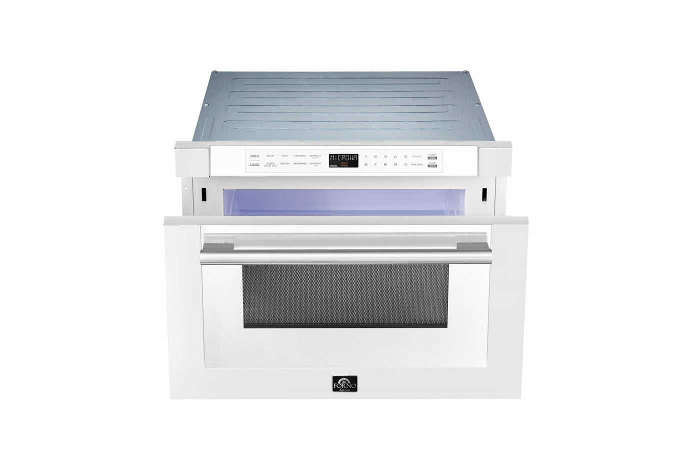 Forno Capoliveri White 24" Built-In Microwave Drawer (1.2 Cu. Ft.) - FMWDR3000-24WHT