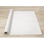 Machine Washable Modern Stripes Area Rug - Cream Beige - 8' X 11'