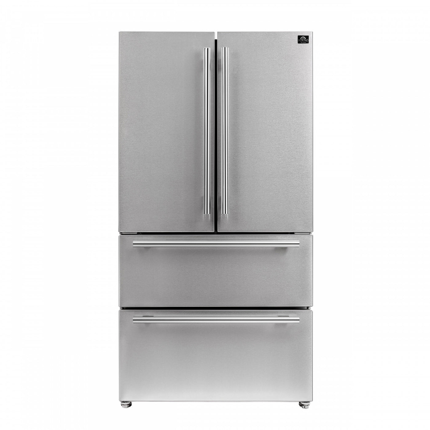 Forno Premium Stainless Steel Kitchen Package with 36" Gas Range, French Door Refrigerator and Dishwasher - FBDL-004-01CAUS