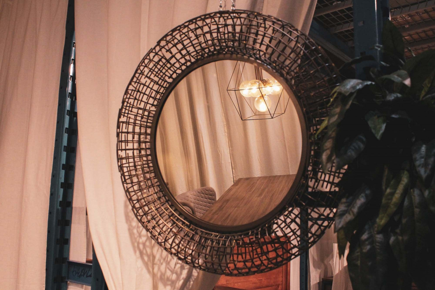 Tressel Mirror - Gold