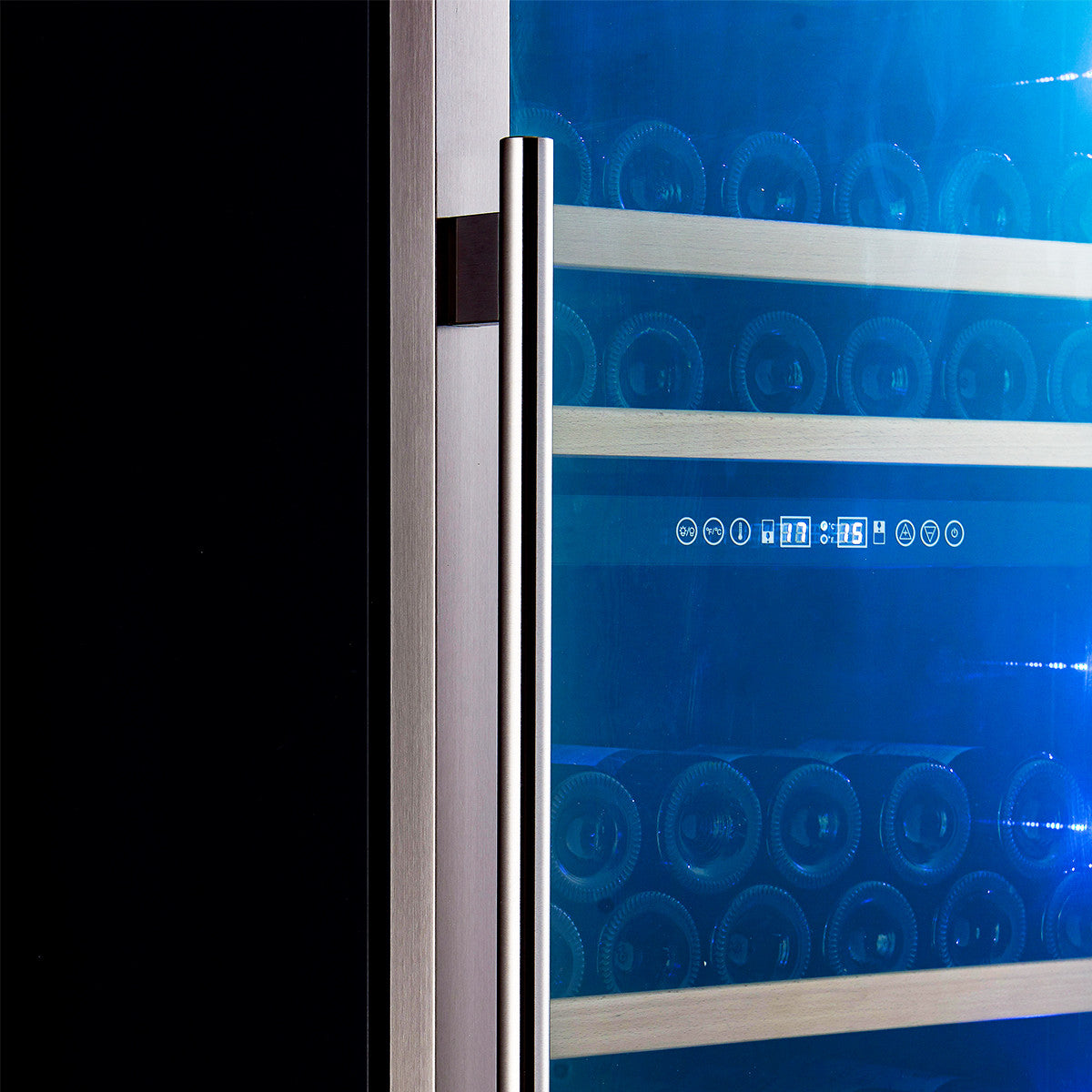 Forno Avellino 24" Stainless Steel 44 Bottle Dual Zone Wine Cellar (16 Cu. Ft.) - FWCDR6603-24S