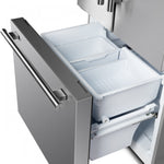 Forno Gallipoli Stainless Steel French Door Refrigerator (17.5 Cu. Ft.) - FFFFD1974-35MG