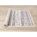 Sadie Casual Contemporary Area Rug - Grey Beige - 5' X 8'