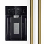 Forno Salerno 36" White Side-by-Side Refrigerator With Ice & Water Dispenser (20 Cu. Ft.) - FFRBI1844-36WHT