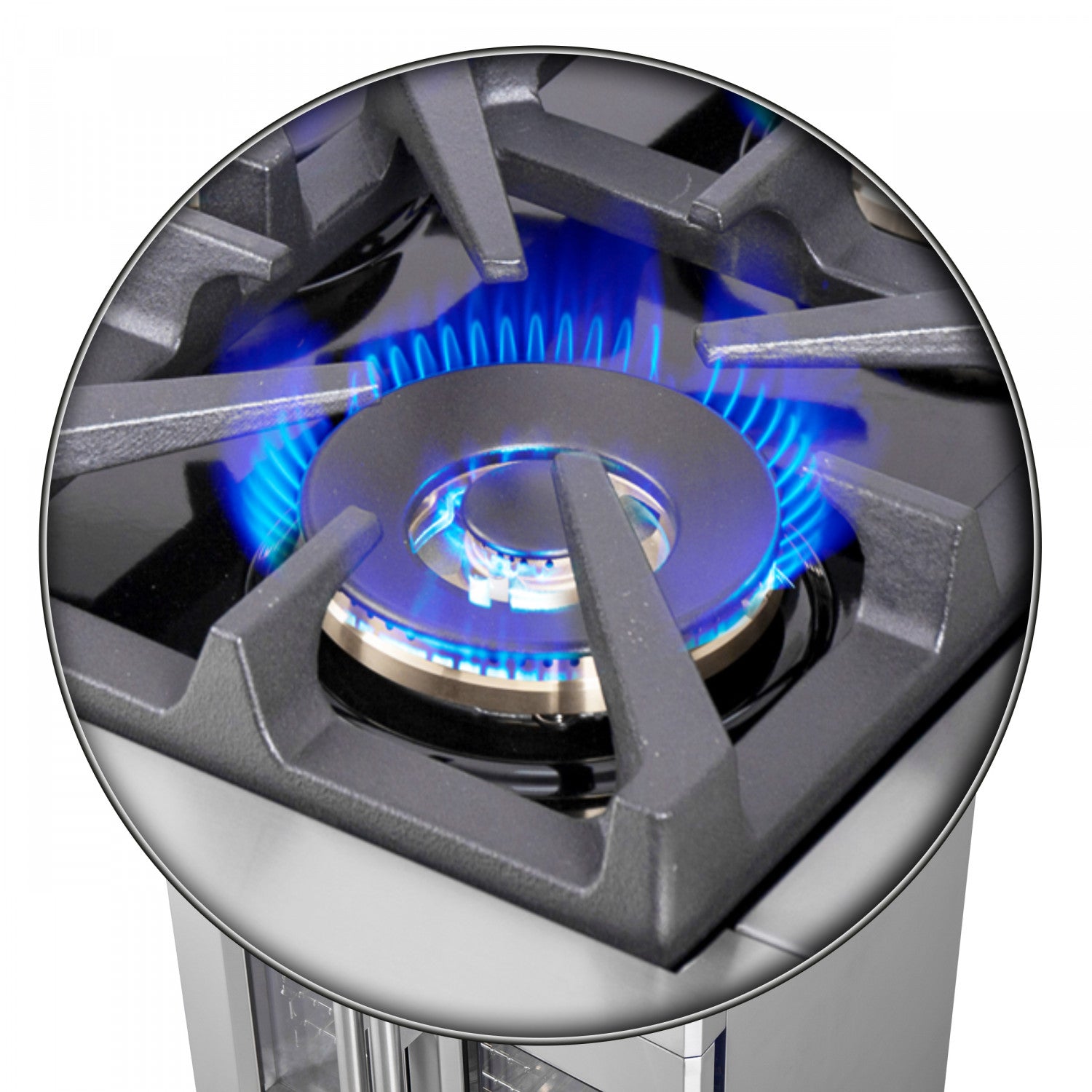 Forno Capriasca 30" Stainless Steel French Door Freestanding Gas Range with Air Fry (4.32 Cu. Ft.) - FFSGS6460-30