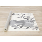 Kids Wishful Bunny Area Rug - Cream - 5' X 8'