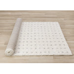 Palmer Casual Contemporary Speckled Area Rug - White Grey - 7' X 10'