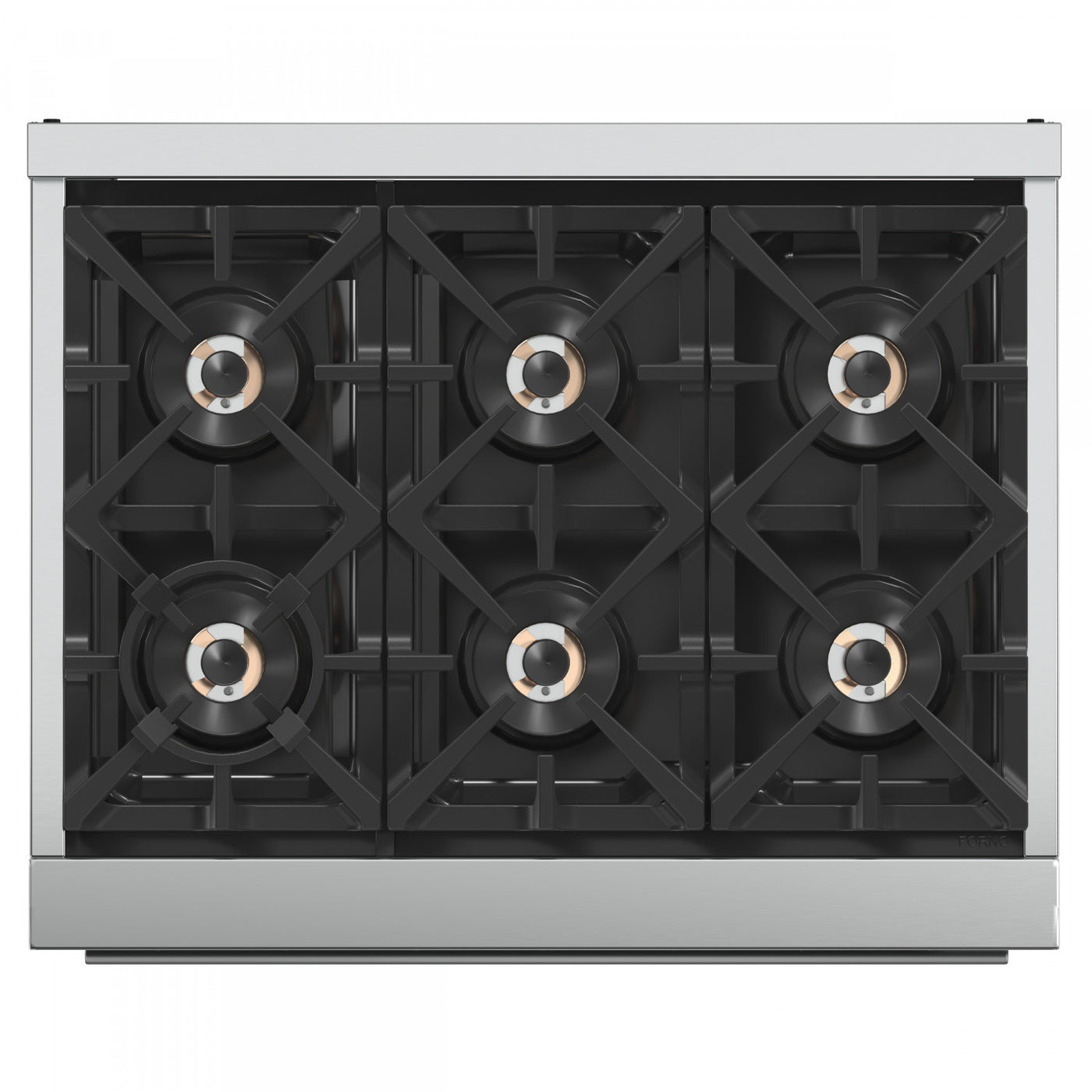 Forno Capriasca 36" Stainless Steel Freestanding Gas Range (5.36 Cu. Ft.) - FFSGS6260-36