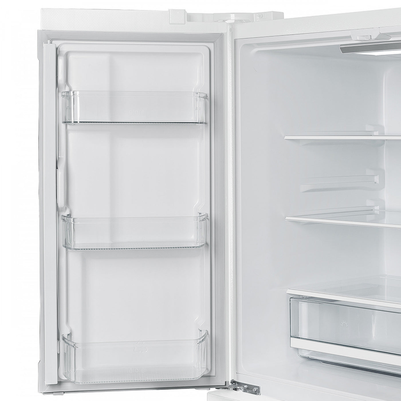 Forno Moena White Counter-Depth French Door Refrigerator with Ice Maker (19.2 Cu. Ft.) - FFRBI1820-36WHT