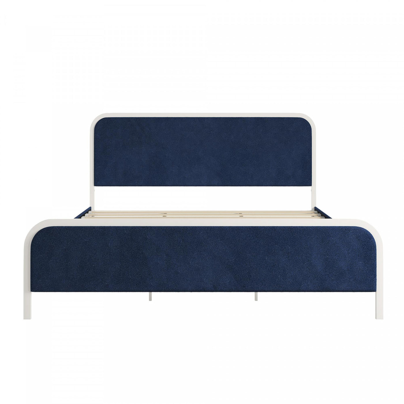 Novogratz Tallulah Upholstered King Platform Bed - Navy