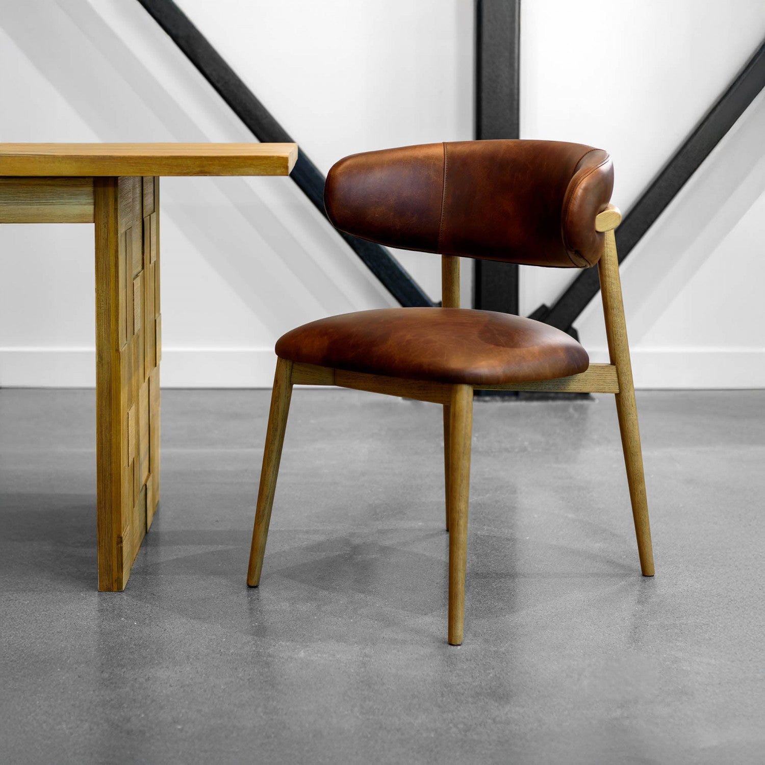 Veyda Dining Chair - Tobacco