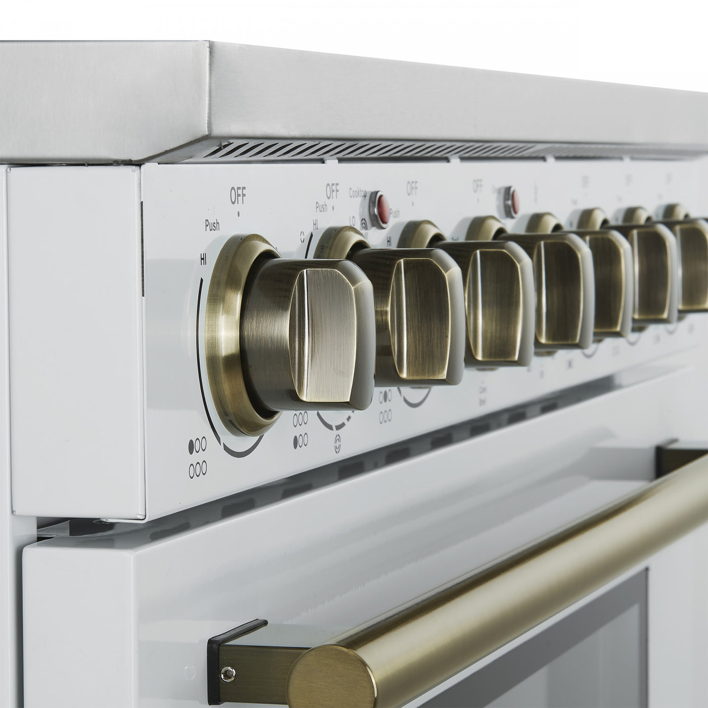 Forno Paolo 36" White Freestanding Electric Range With True Convection (5.44 Cu. Ft.) - FFSEL6011-36WHT
