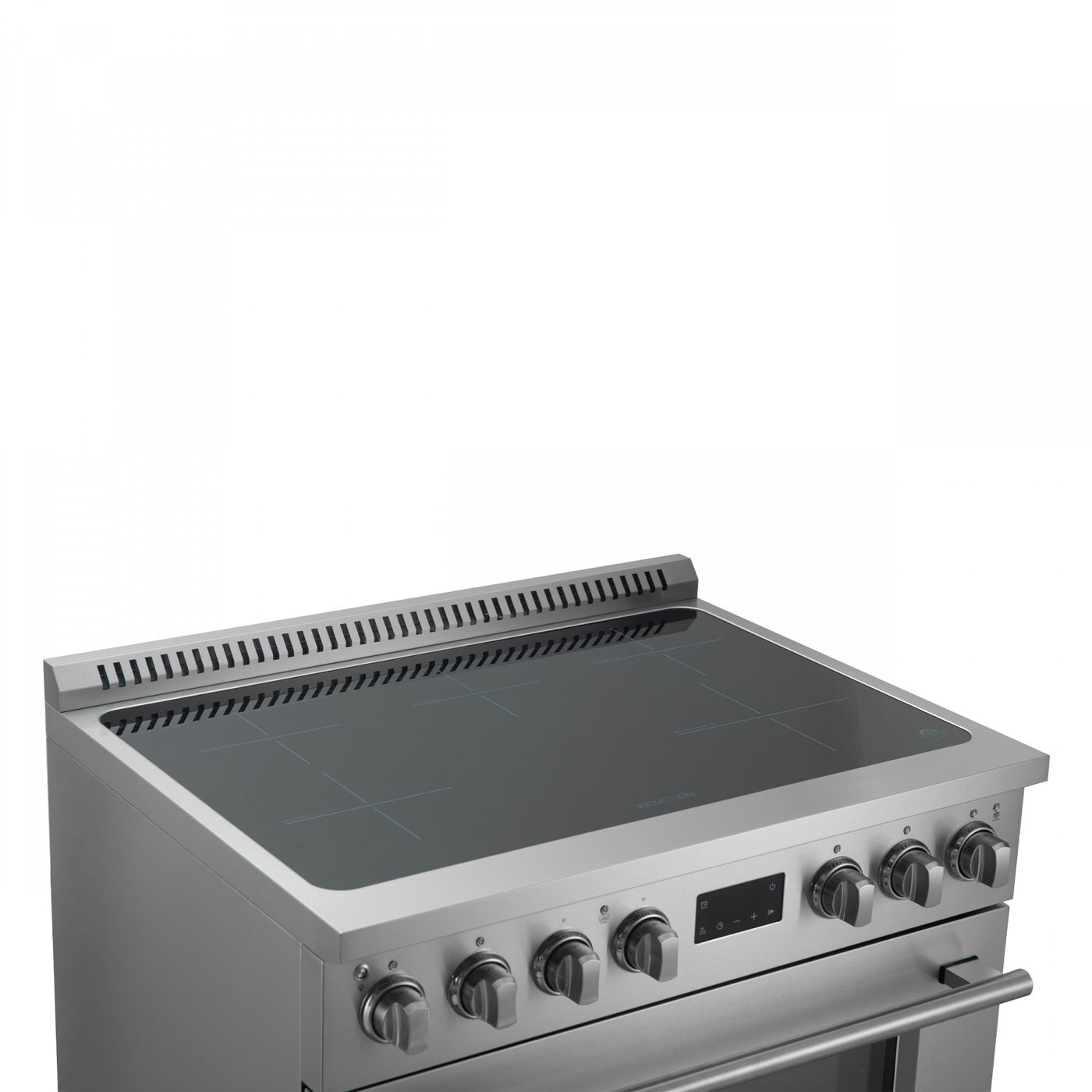 Forno Torino Stainless Steel 36" True Convection Induction Range with Air Fry and Air Sous Vide (5.36 Cu. Ft.) - FFSIN0936-36