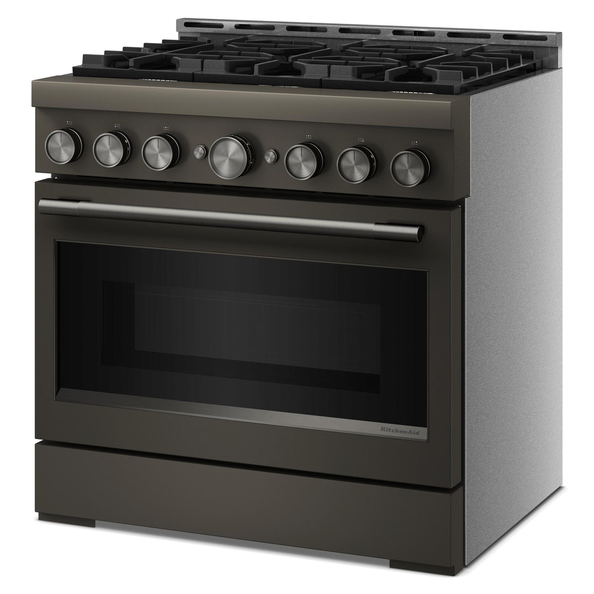 KitchenAid Black Ore Slide-In Gas Range (5 cu. ft.) - KFGS936SBE