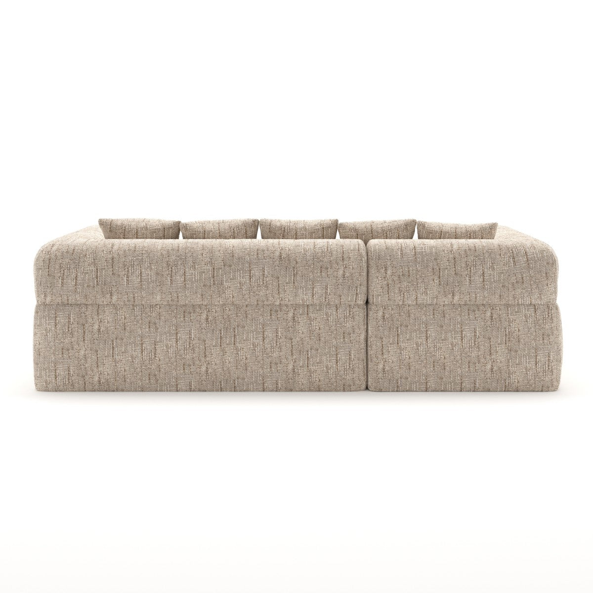 Maya All Foam Sectional - Taupe