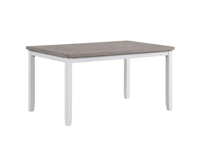 Breeze Dining Table - White, Grey