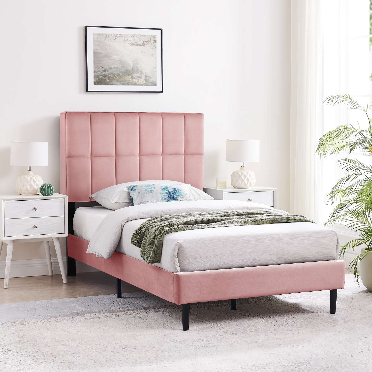 Sasha 3-Piece Twin Bed - Pink
