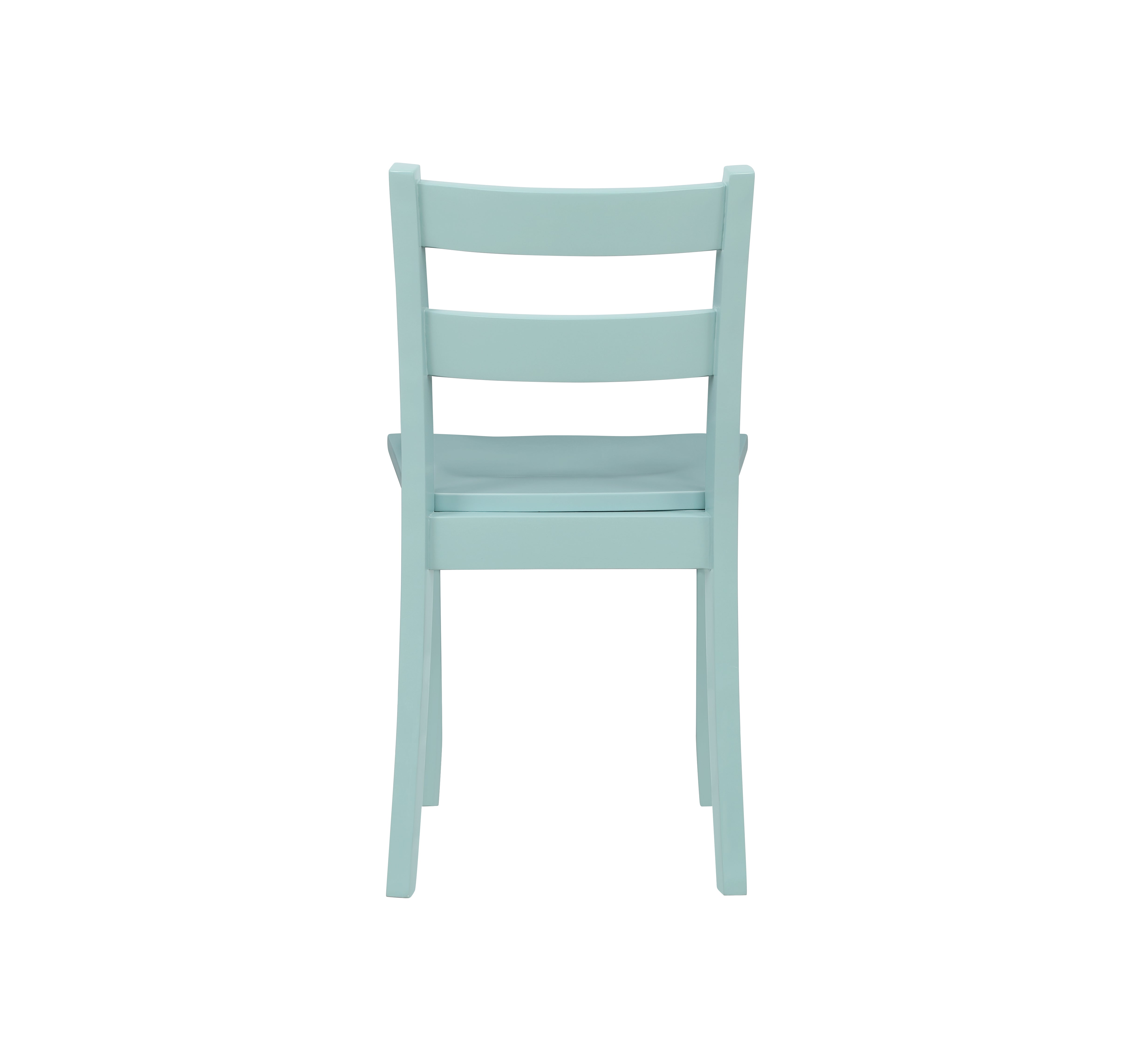Florian 3-Piece Square Drop Leaf Dining Set - White, Aqua Blue