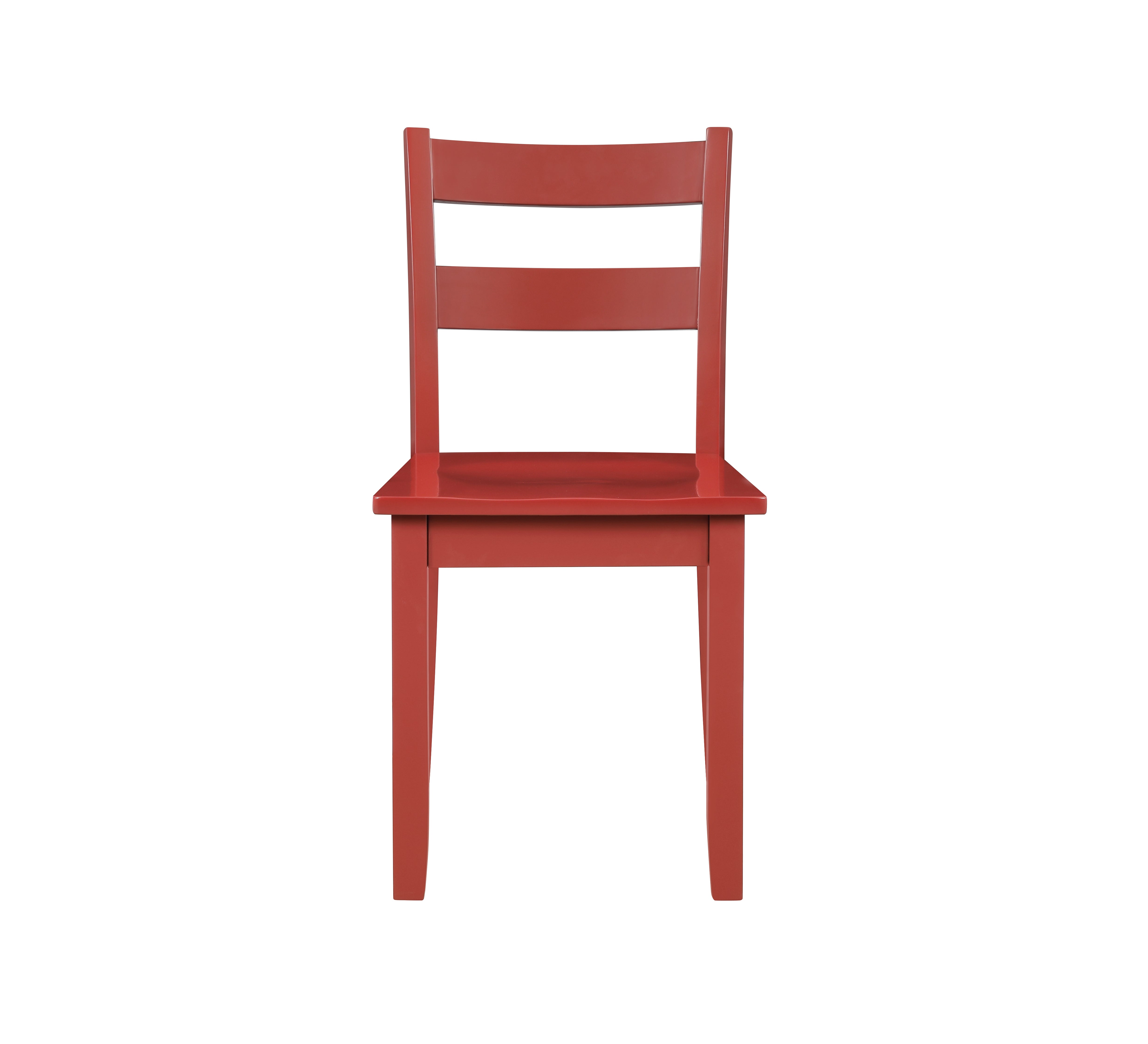 Florian 3-Piece Square Drop Leaf Dining Set - White, Red