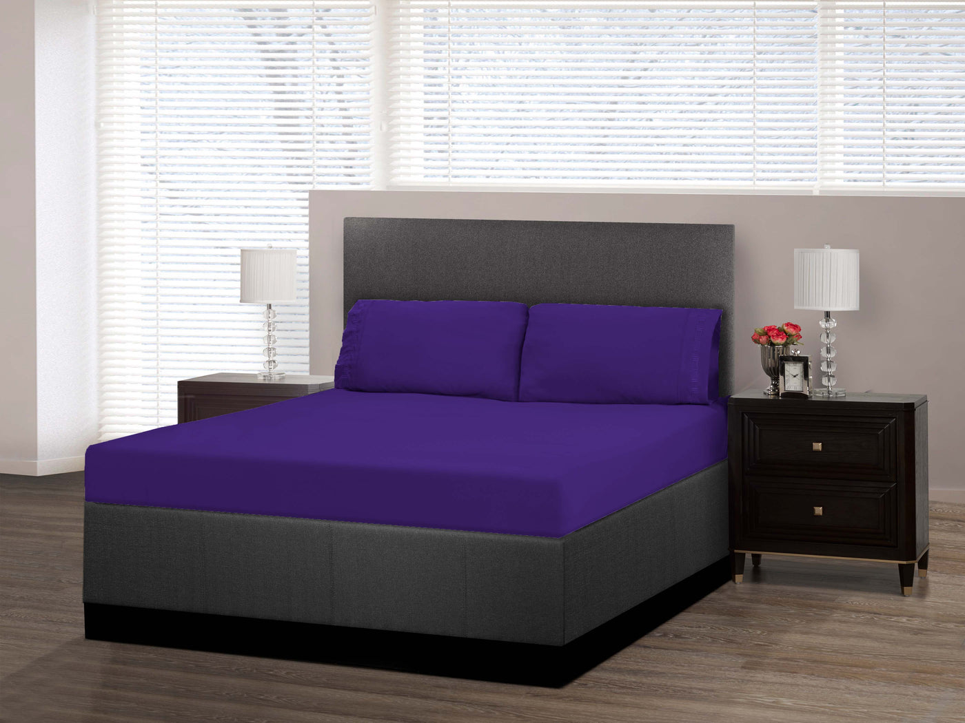Nilus Twin Sheet Set - Purple