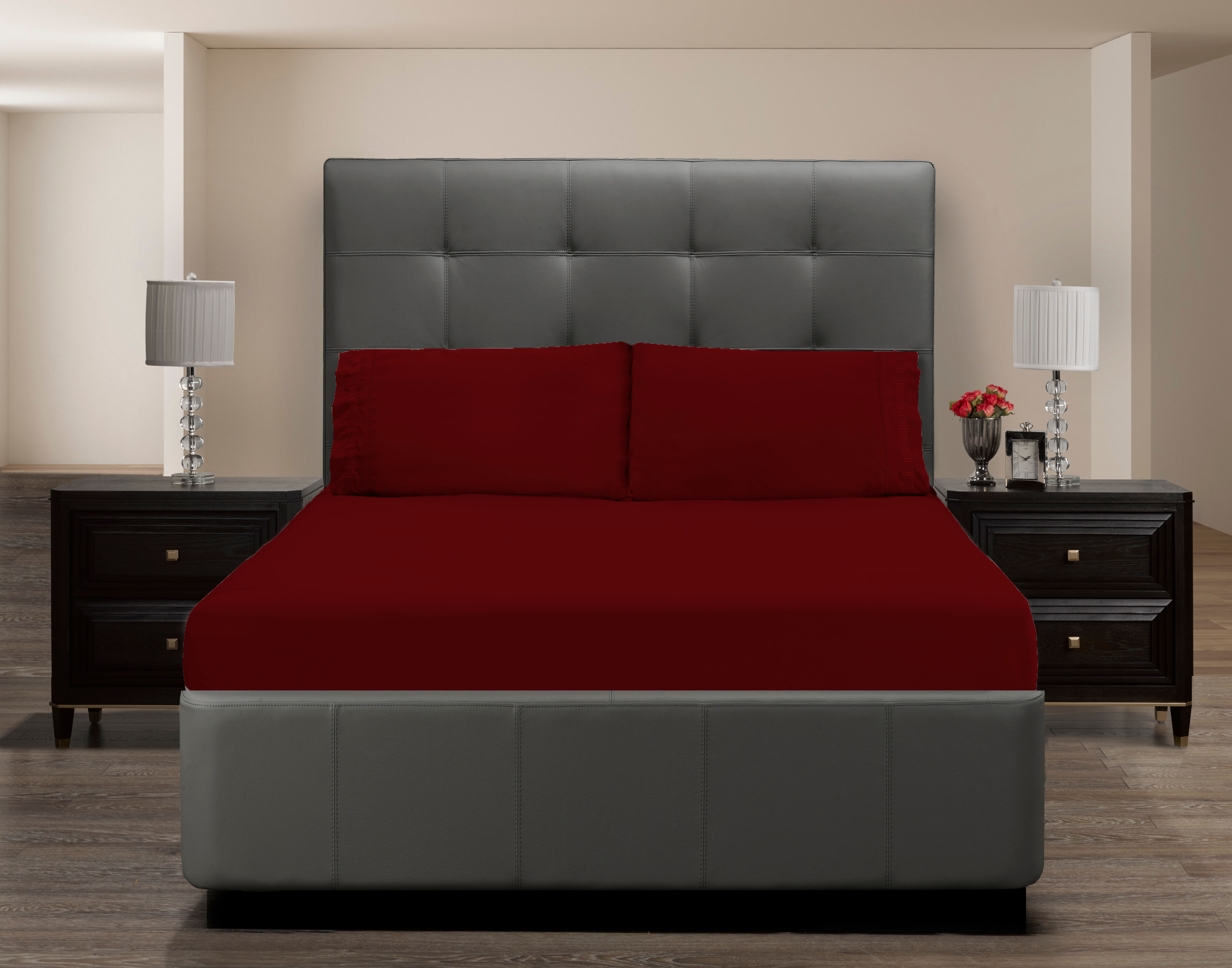 Nilus King Sheet Set - Red
