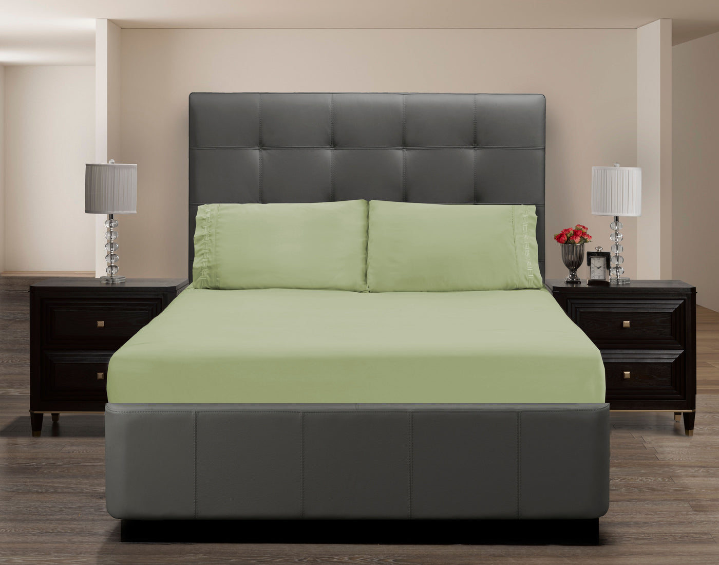 Nilus Twin Sheet Set - Sage