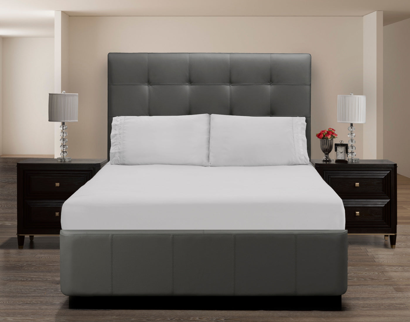 Nilus Queen Sheet Set - White