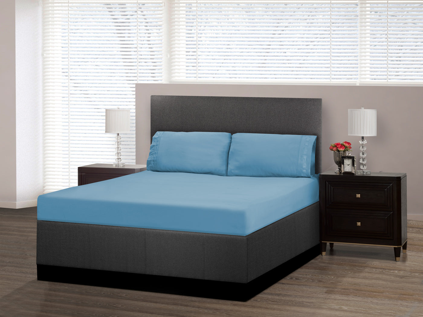 Nilus Twin Sheet Set - Blue