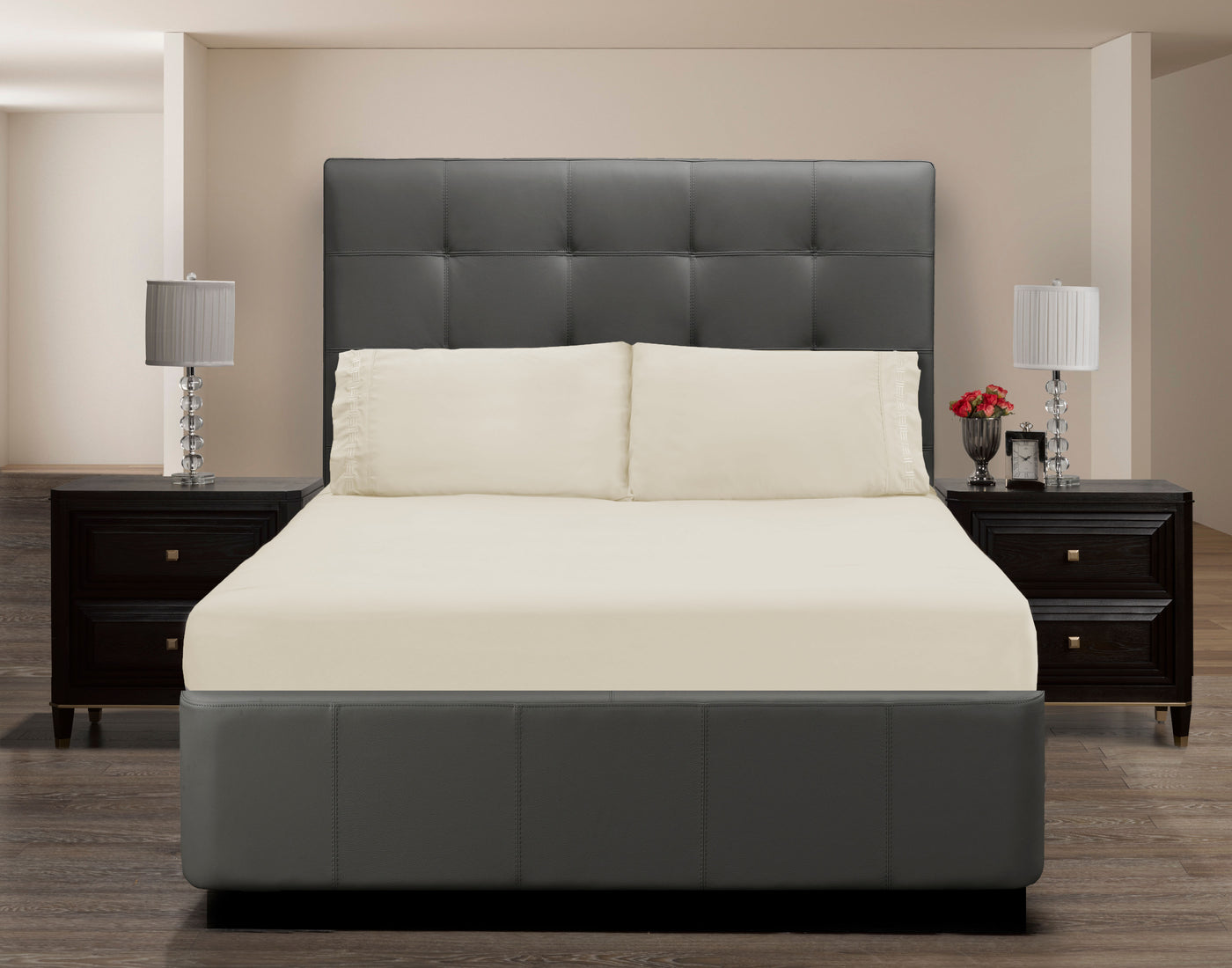 Nilus Twin Sheet Set - Bone