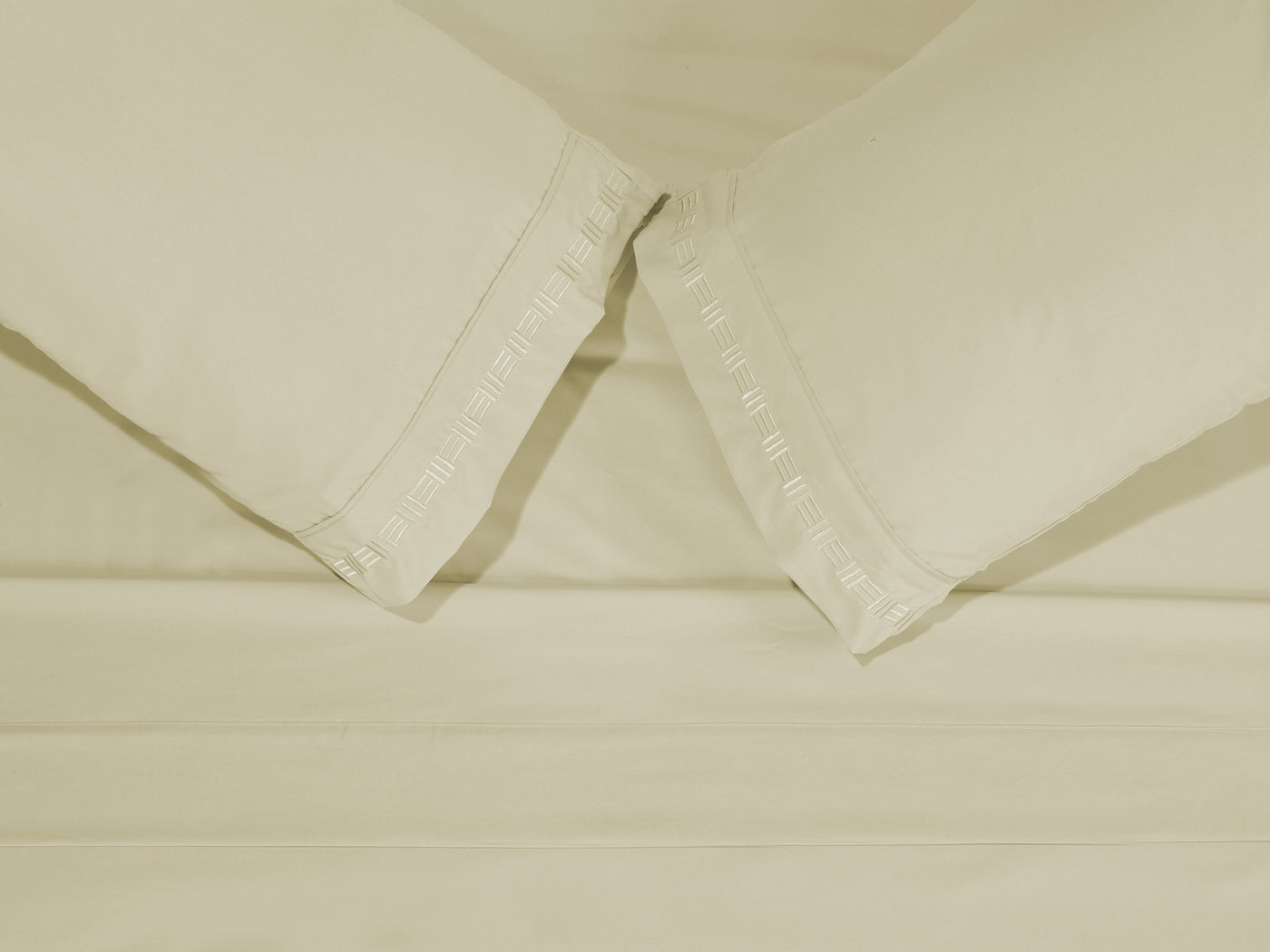 Nilus Queen Sheet Set - Cream