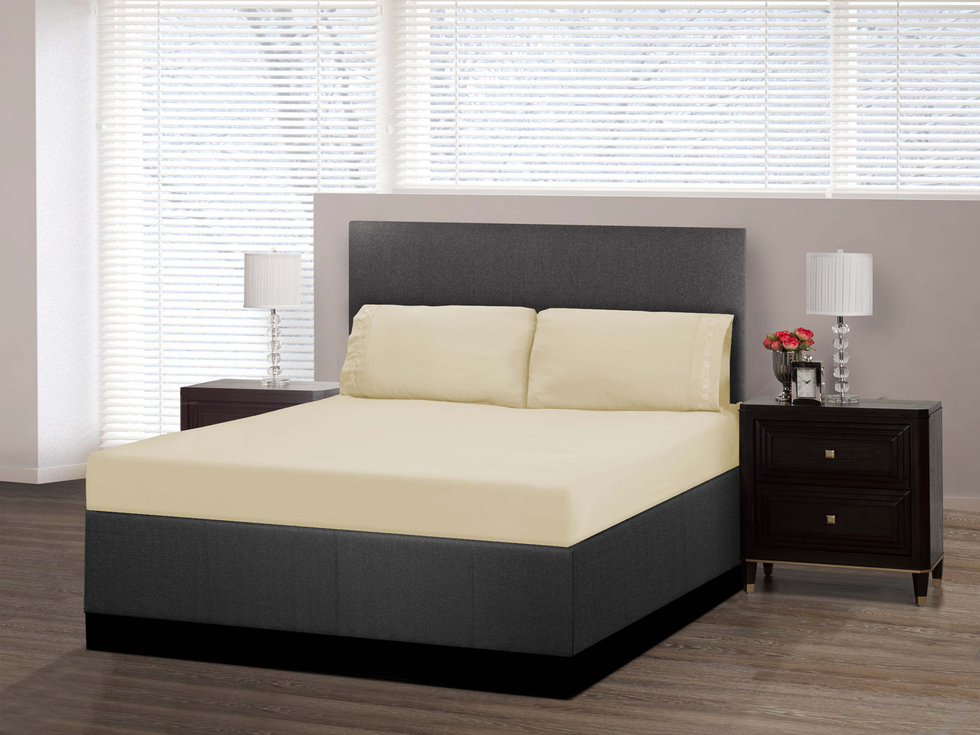 Nilus Queen Sheet Set - Cream