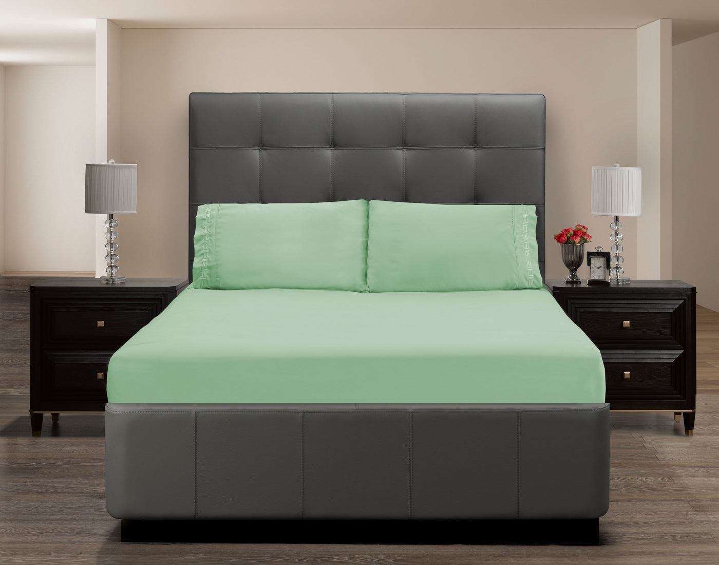 Nilus Twin Sheet Set - Light Green