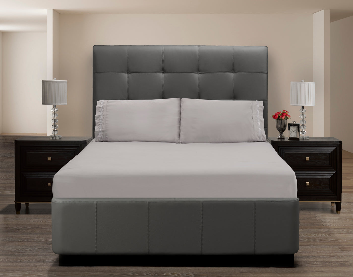 Nilus Twin Sheet Set - Light Grey