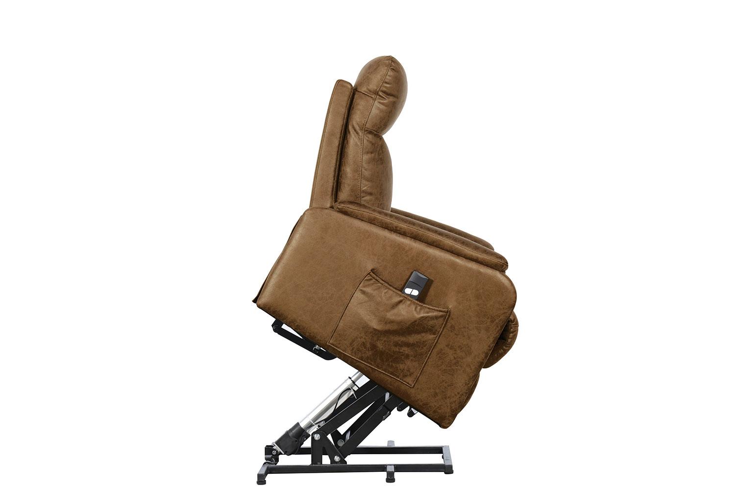 Phoenix Power Lift Recliner Chair - Brown