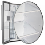 Forno Salerno 40" Stainless Steel Built-in Side-by-Side Refrigerator With Ice & Water Dispenser (20 Cu. Ft.) - FFRBI1844-40SG