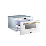 Forno Capoliveri White 24" Built-In Microwave Drawer (1.2 Cu. Ft.) - FMWDR3000-24WHT