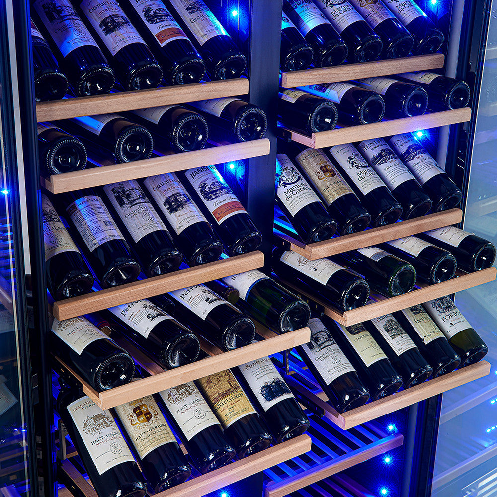 Forno Vernazza 40" Stainless Steel 166 Bottle Dual Zone Wine Cellar (25 Cu. Ft.) - FWCDR6642-40S