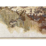 Micah Modern Galaxy Area Rug - Cream Grey Blue - 8' X 11'