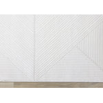 Hillary Neutral Diamonds Area Rug - Cream - 5' X 8'