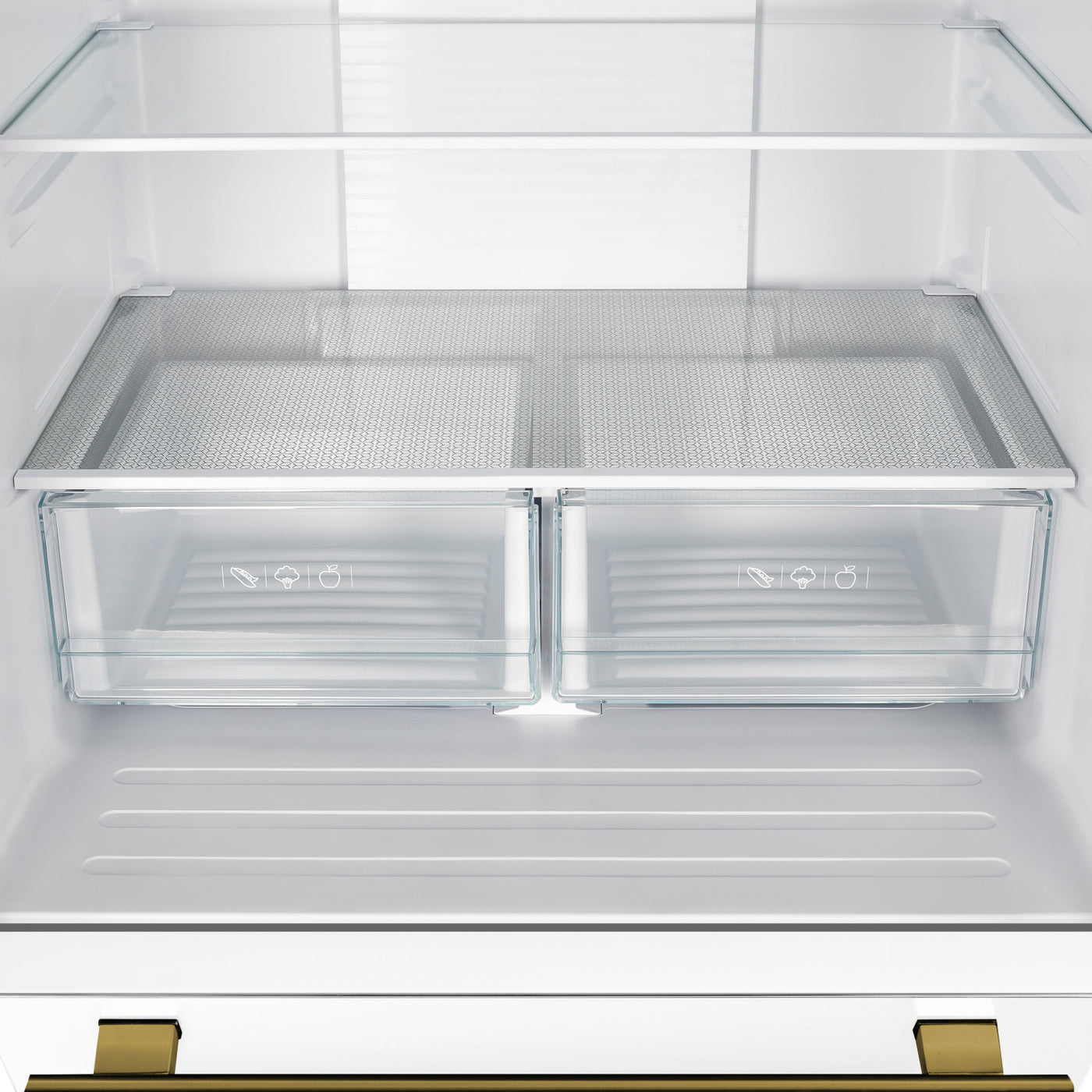 Forno Gallipoli White French Door Refrigerator with Ice Maker (17.5 Cu. Ft.) - FFFFD1974-31WHT