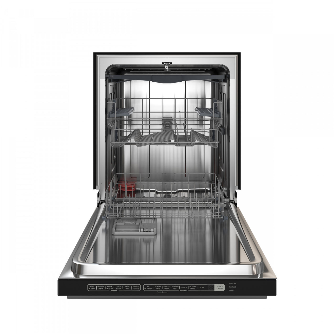 Forno Pozzo Black Built-in Top Control Dishwasher (49 dBa) - FDWBI8067-24BLK