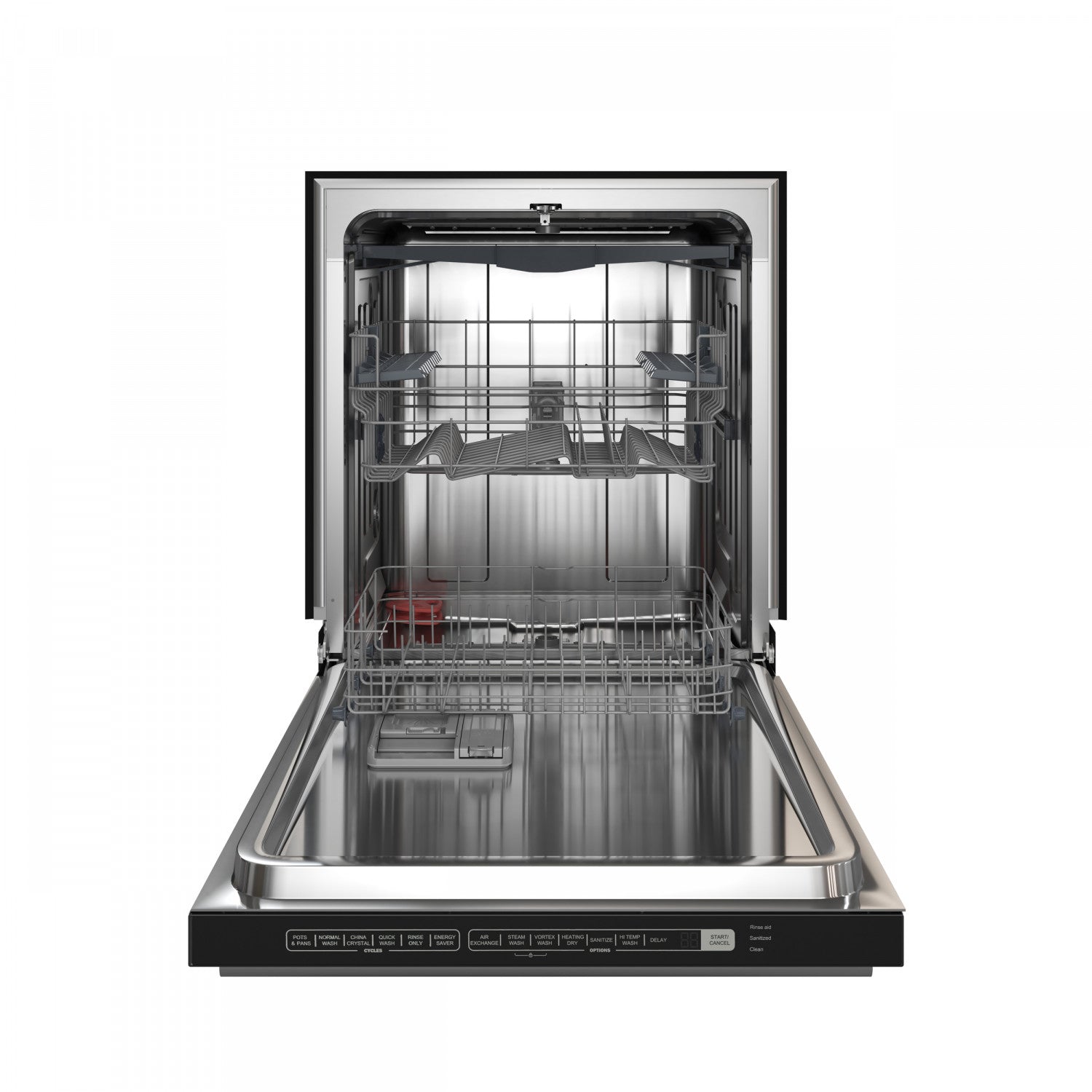 Forno Pozzo Black Built-in Top Control Dishwasher (49 dBa) - FDWBI8067-24BLK