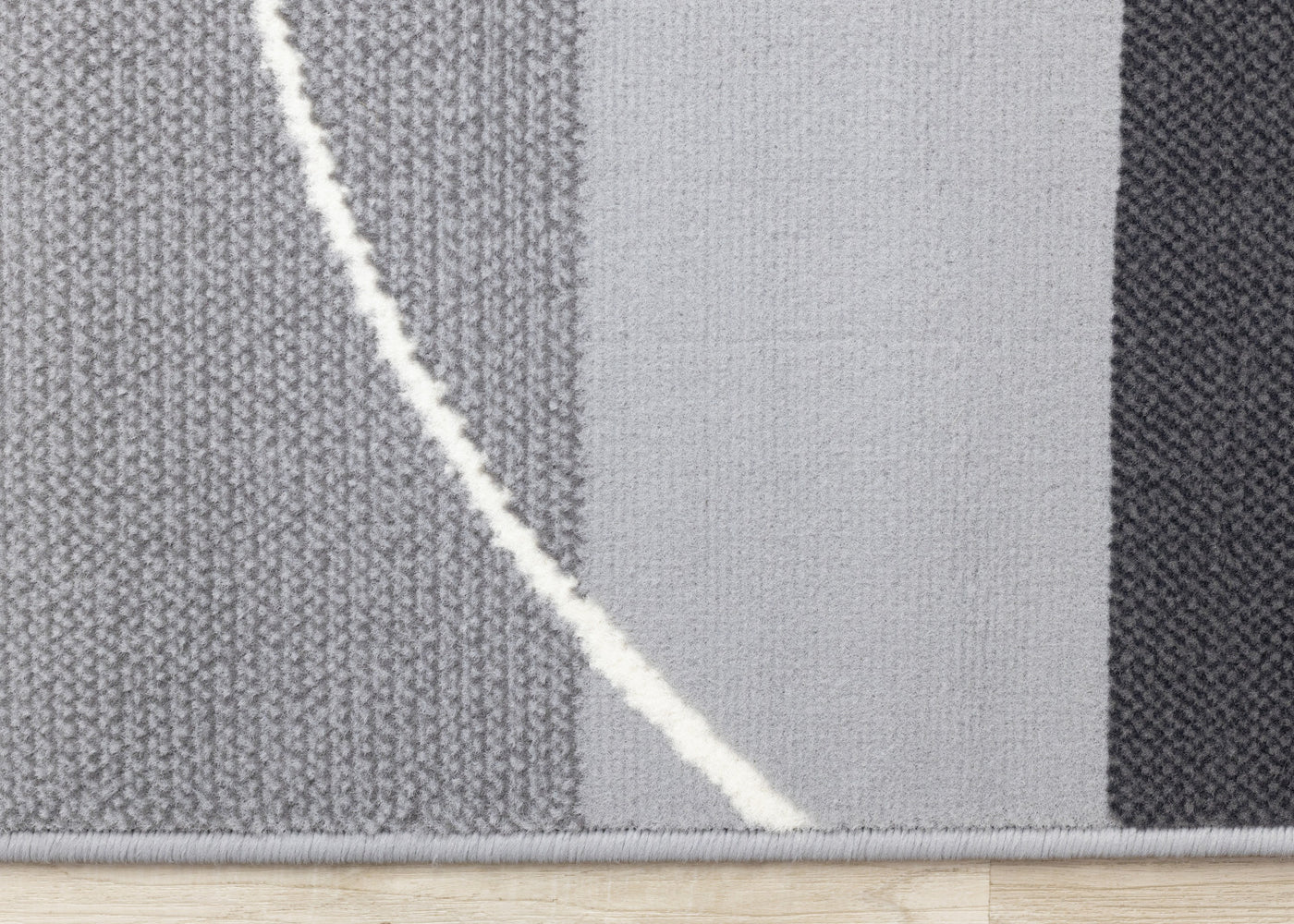 Functional Contemporary Area Rug - Grey - 8' X 11'