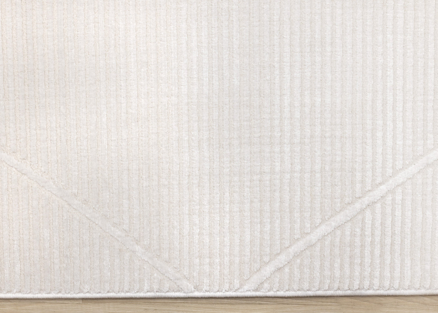 Logan Modern Lines Area Rug - Cream - 5' X 8'